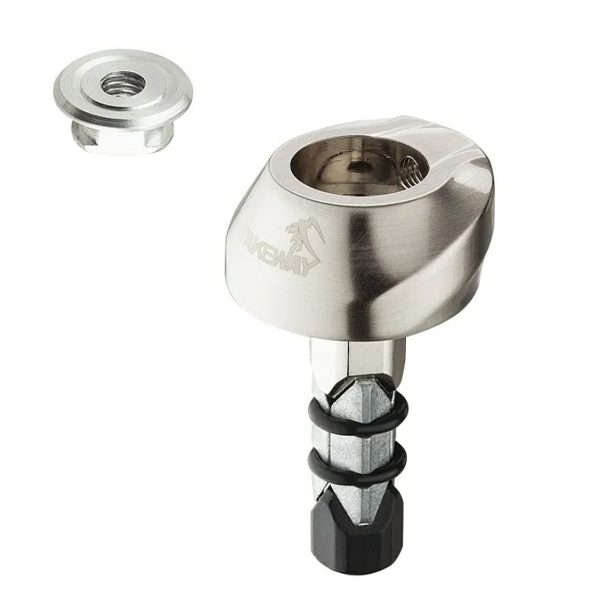 T-EB03 三角台座 { M8螺絲孔轉接座, 適用搭配它牌手機架 }