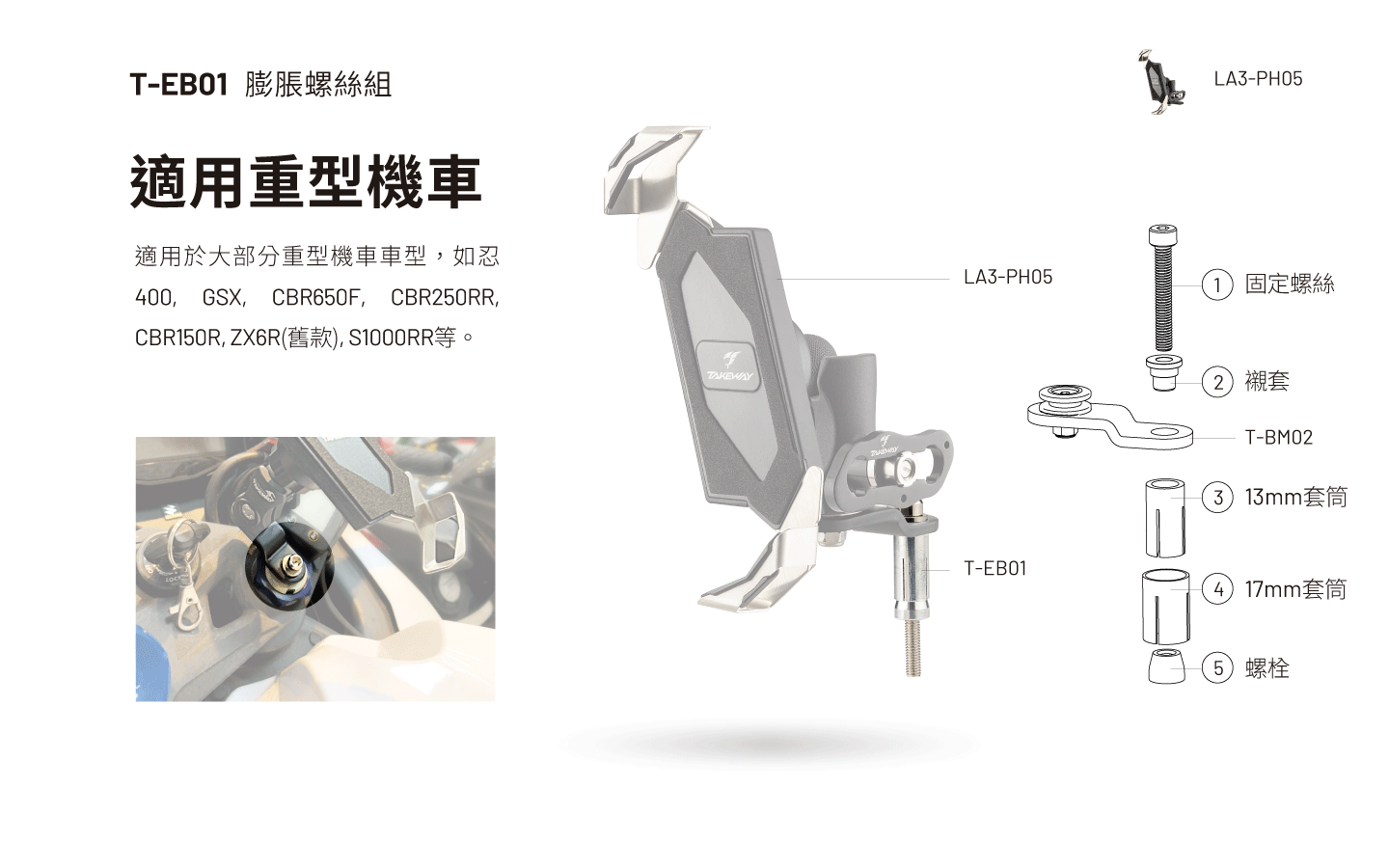 T-EB01 膨脹螺絲組