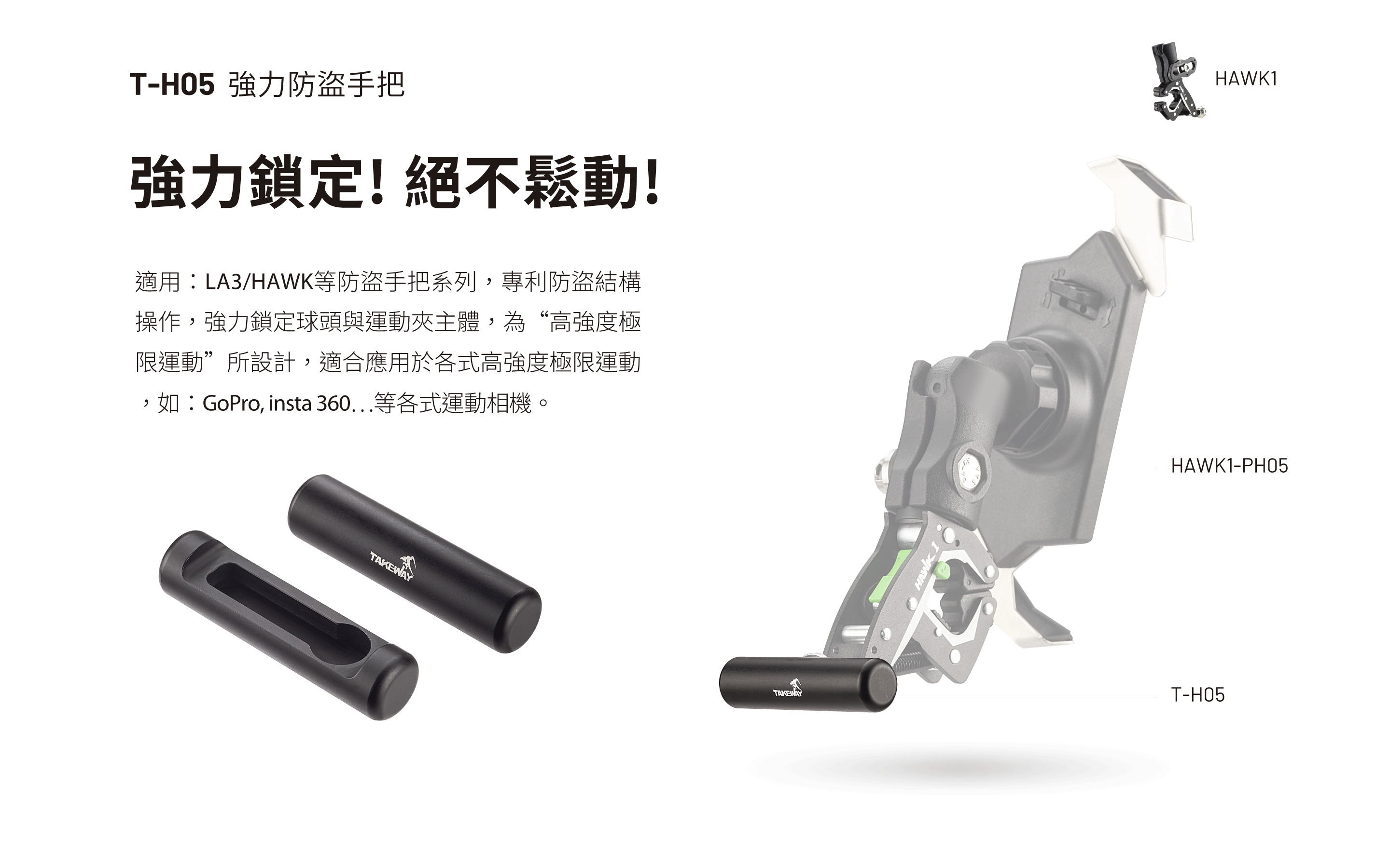 T-H05 強力防盜手把