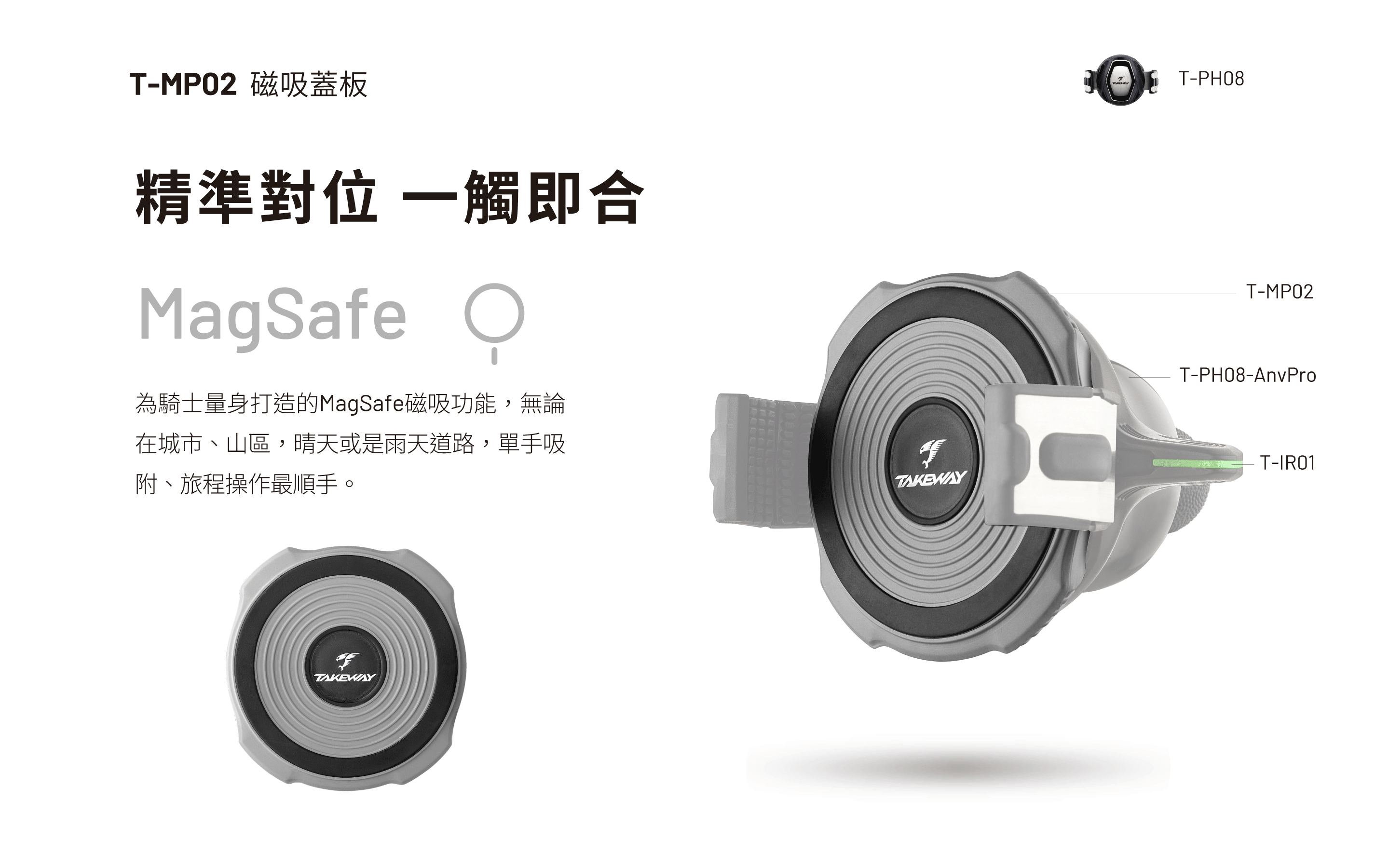 T-MP02 磁吸蓋板